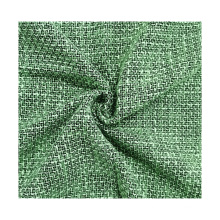 3 China manufacturer wholesale cotton polyester tweed green fabric for female overcoat